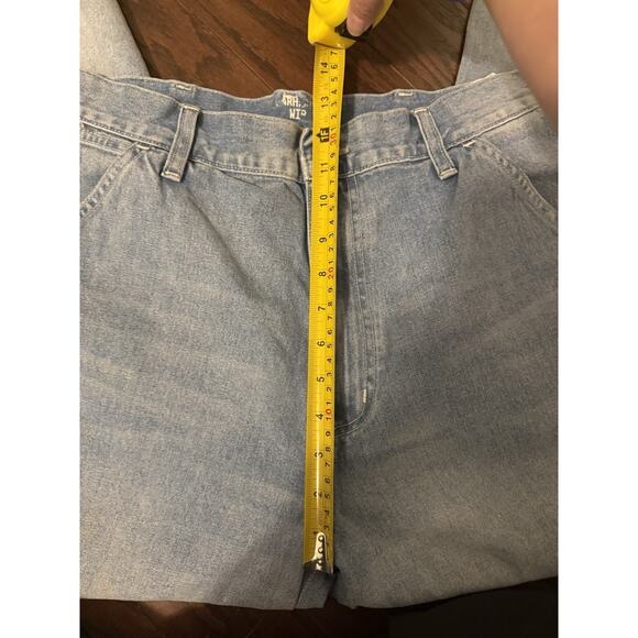 CARHARTT WIP SIMPLE PANT DENIM BLUE STONE WASHED 36/25 cut offs - Picture 7 of 10